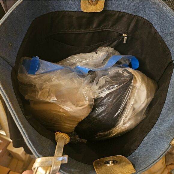 JOSEPH RIBCOFF DENIM TOTE - Picture 5 of 6